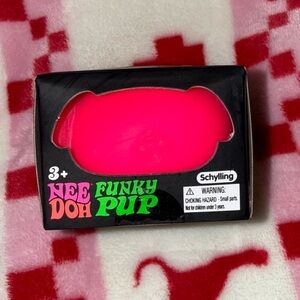 Nee Doh Funky Pup Stress Ball - Hot Pink